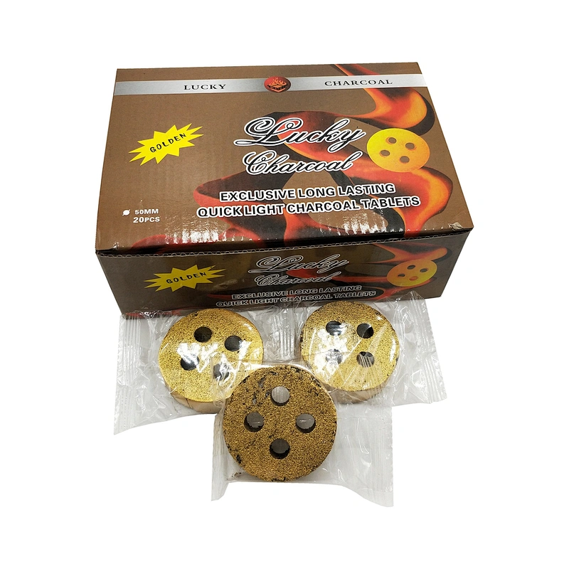 HongQiang Grade A round charcoal tablets for shisha