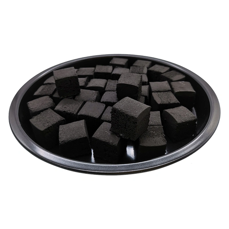 HQHC0025 Hongqiang shisha coconut briquette coal less ash BBQ natural hookah charcoal