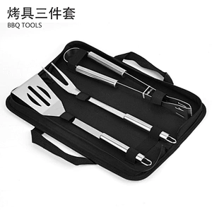 3 Piece BBQ tool set  Stainless steel  high quality