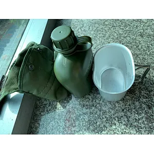 HQMK-01 HongQiang Wholesale Army Kettle Custom Outdoor Survival Camping Survival Military Kettle