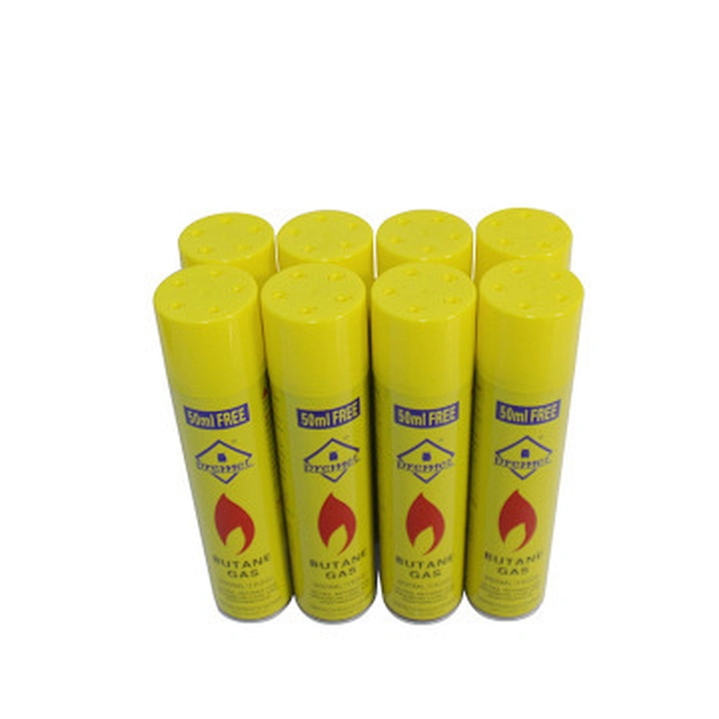 butane gas universal bottle and aerosol canister made