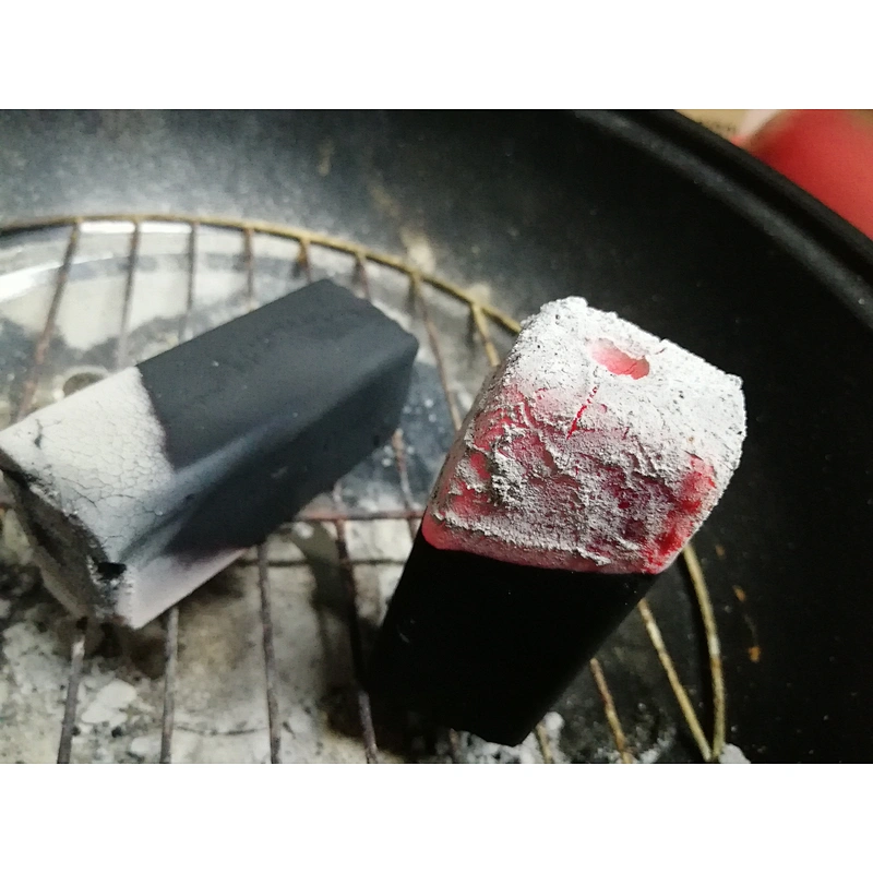 HQBQ0002 Hong Qiang Bamboo Powder Square BBQ Heating Charcoal Briquette