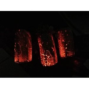 HongQiang Coconut Shell hexagonal Finger Shisha Charcoal
