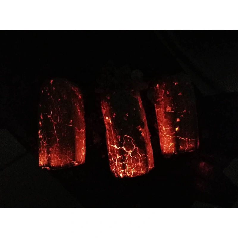 HongQiang Coconut Shell hexagonal Finger Shisha Charcoal