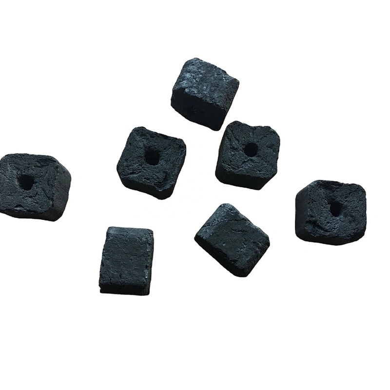HQHC0025 Hongqiang Long Burning High Quality Bamboo Cutting Charcoal for Hookah