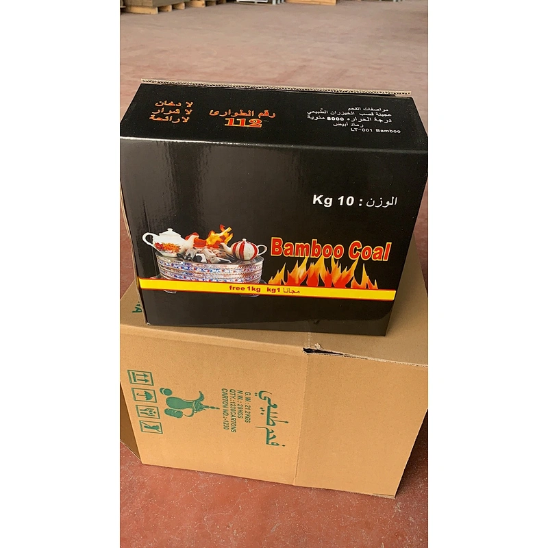 HQBQ0002 Hong Qiang Stick Briquette Bamboo Square BBQ Charcoal Cooking Coal Charcoal Briquette
