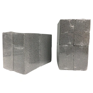 HQBG-02  HongQiang Grey BBQ Grill cleaning brick Pumice Stone brick for Barbecue Four Bricks Glass Pumice Stone  in one set