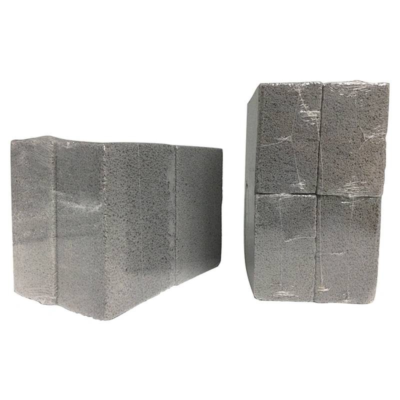 HQBG-02  HongQiang Grey BBQ Grill cleaning brick Pumice Stone brick for Barbecue Four Bricks Glass Pumice Stone  in one set
