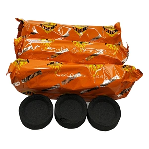 HQRM3301 Hong Qiang Grohandel Fast Light Runde Shisha Charcoal fur Weihrauch