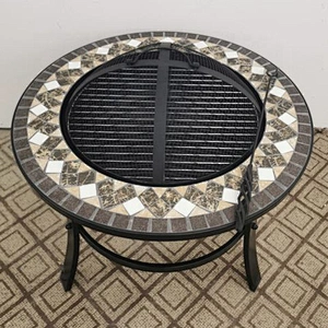 HQMF-R702 HongQiang Outdoor BBQ Grill Set Mosaic Fire Pit table  barbecue Tile Table