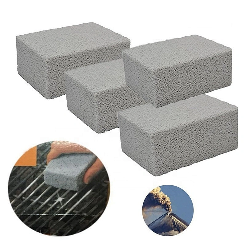HQBG-02 HongQiang Grey BBQ Grill cleaning brick Pumice Stone brick barbecue Glass Pumice Stone