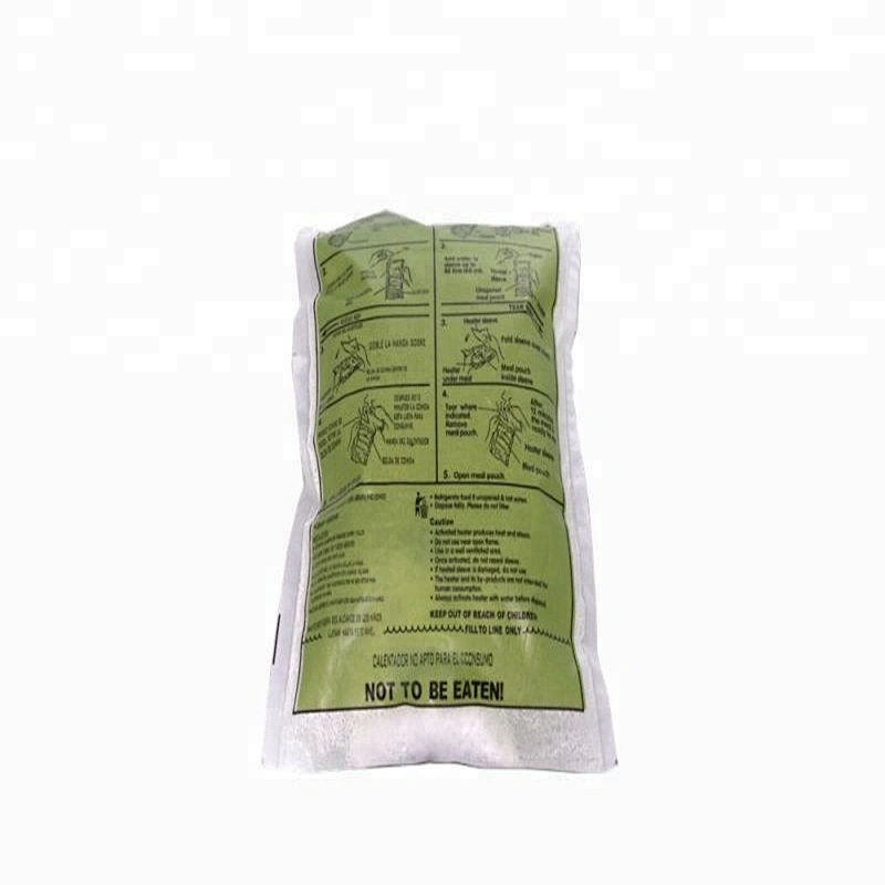 Hot Selling Portable MRE Food Individual Flameless Ration Heater Bags