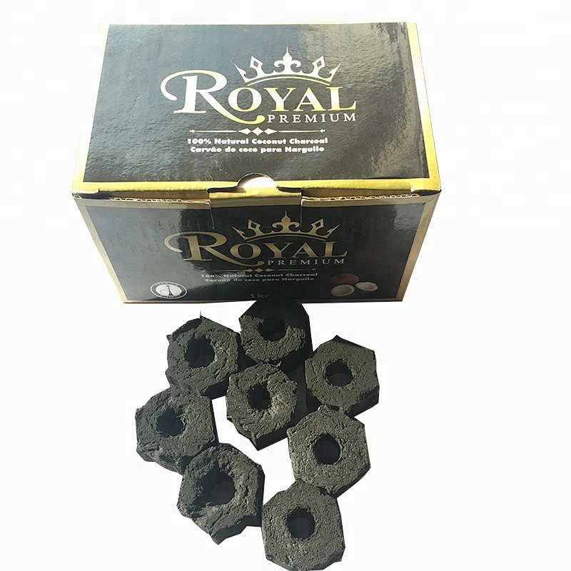 Hongqiang Instant Light Coal Bamboo Round Shisha Charcoal for Hookah