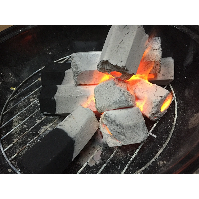 HQBQ0002 HongQiang Bamboo Powder Barbecue Coal Indoor Cooking Charcoal for Sale