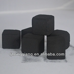 Hong Qiang cube bamboo magic coal for shisha