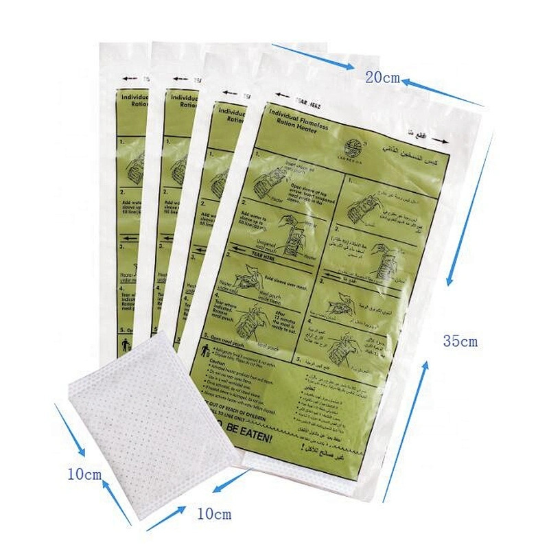 HQF-040 HQ Whole MRE Military emergency survival Water-Reactive Solid heater bag