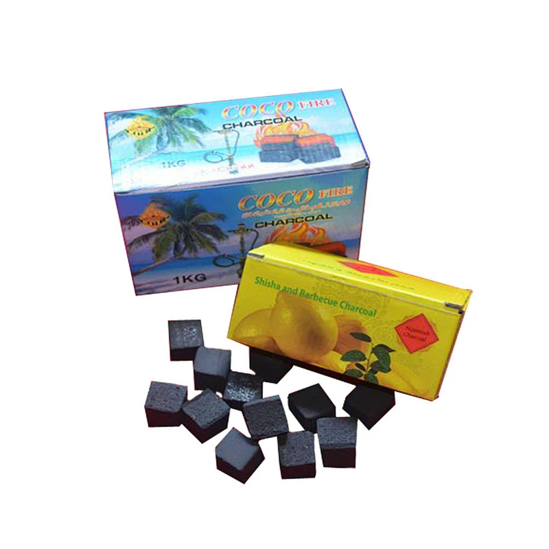 HongQiang Briquette Bamboo Hookah Brick Cube Charcoal
