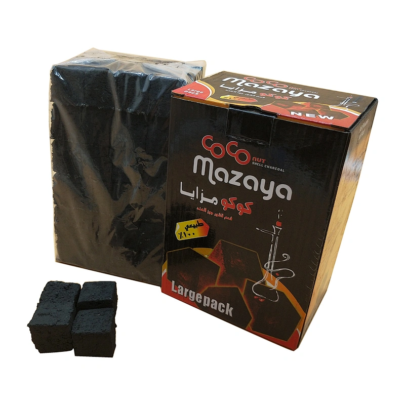 HQHC0025 HongQiang Hot selling coconut cube cocobrico coconut shell charcoal hookah