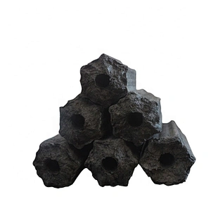 HQBQ0006 HongQiang Longer Burning Hardwood Hexagonal Barbecue Charcoal Cooking Coal