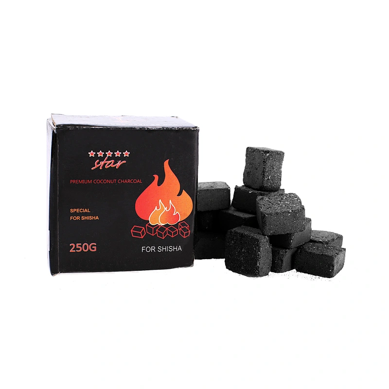 Hong qiang smokeless coconut shell coal for shisha hookah