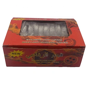 HQRM5020 Hong Qiang Quick Ignite 50mm Shisha rond charbon de bois