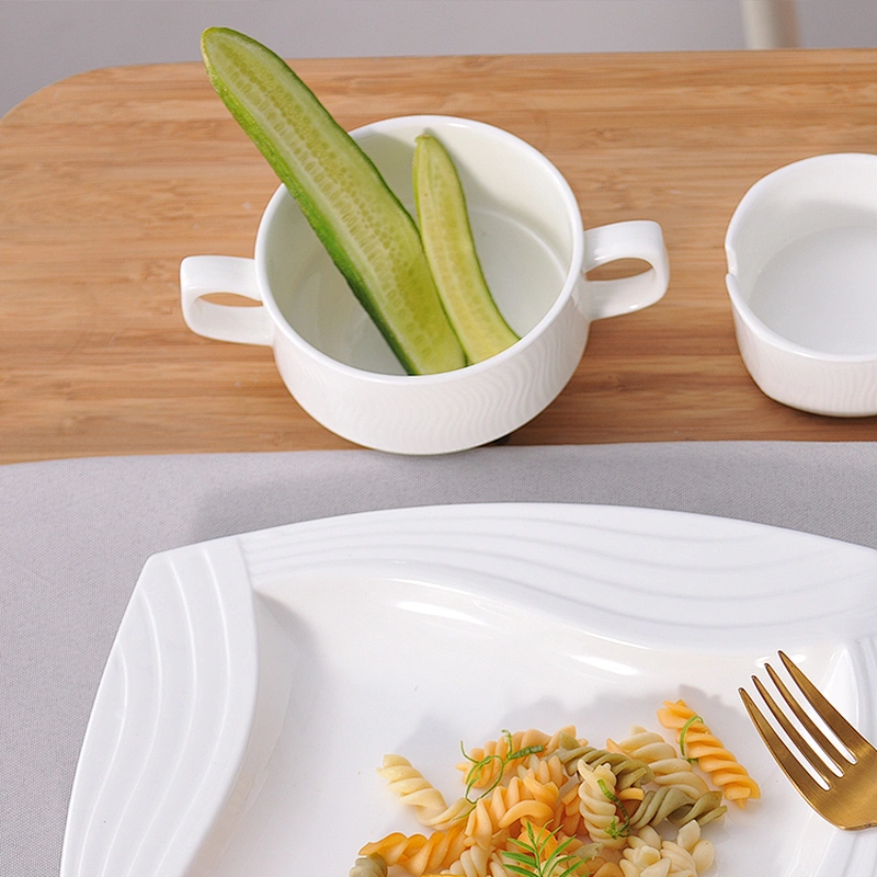 Wholesale soup cups, Ceramics dessert saucer, Pumpkin soup cups