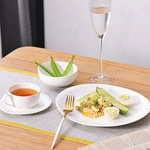 Western Luxury Bone China Restaurant Tableware Dinnerware Sets Dinner Set Ceramic