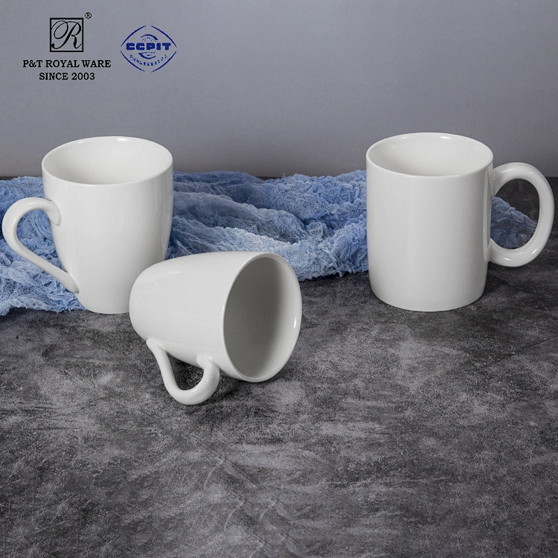 manufacturer wholesale white restaurnat tea coffee ceramic mug
