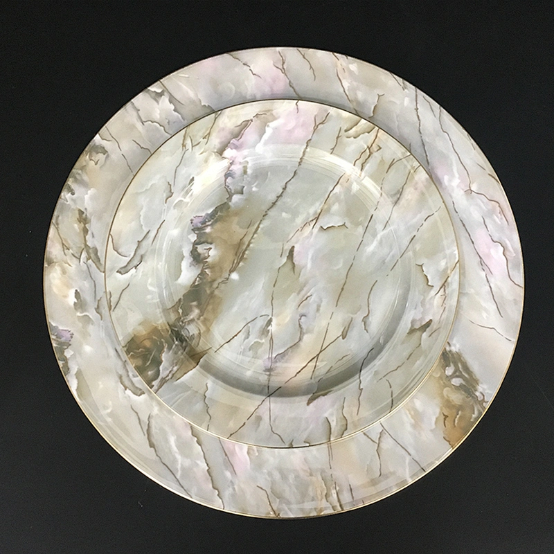 luxury design bone china ceramic hotel restaurant marble dinnerware set