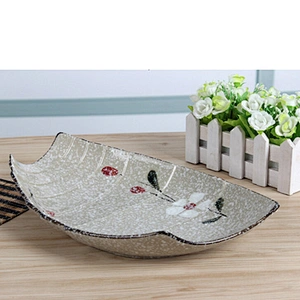 P&T Royal Ware, Colorful sushi plates,ceramics square dish for cakes