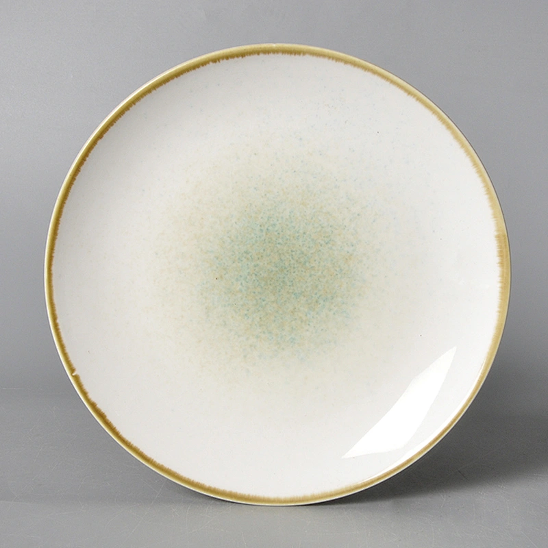 China Restaurant Crockery Ceramic Charge Plate, Chinaware Wedding Dinnerware Sets~
