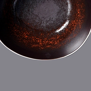 glazed kitchen porcelain ceramic mixing milk cereal salad noodle soup bowls with wood handle