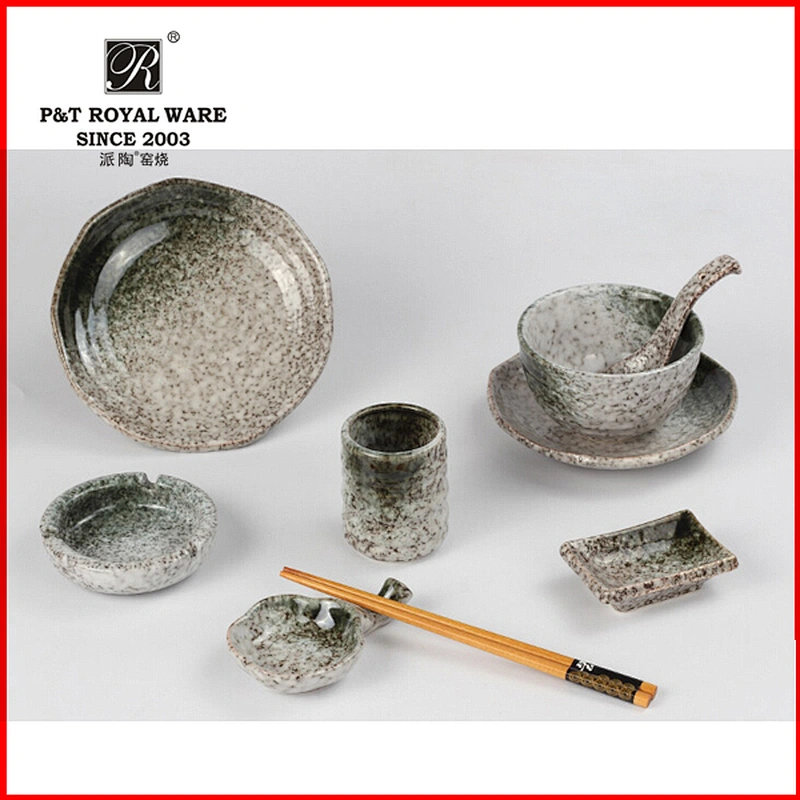 green color Customized ceramic dinnerware sets wholesale hot new products