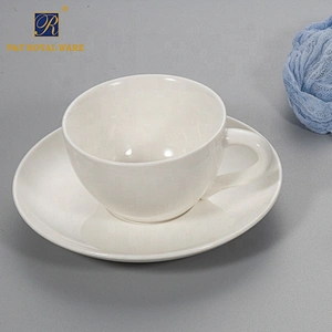 Ceramic porcelain coffee cup cappuccino tea cup saucers