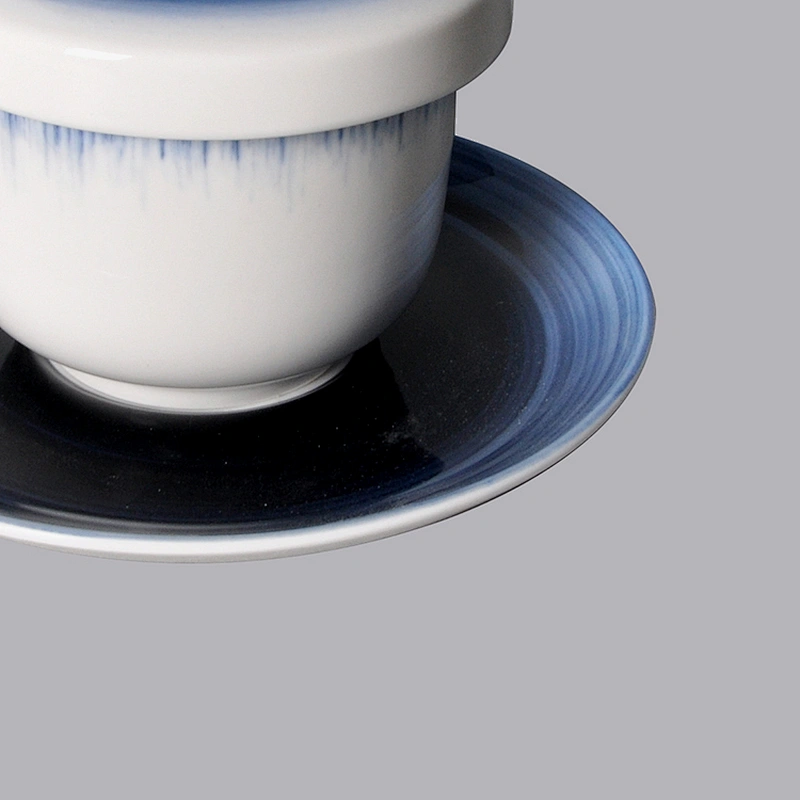 Chinese tea cups, Porcelain Soup cups with lid