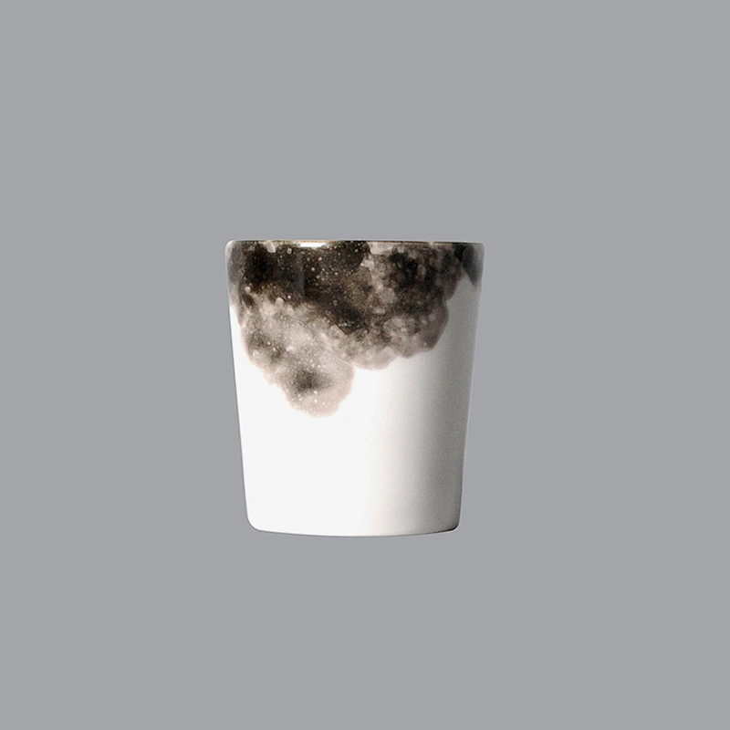 wholesale japanese style unique hotel restaurant ceramic tea straight cup without handle