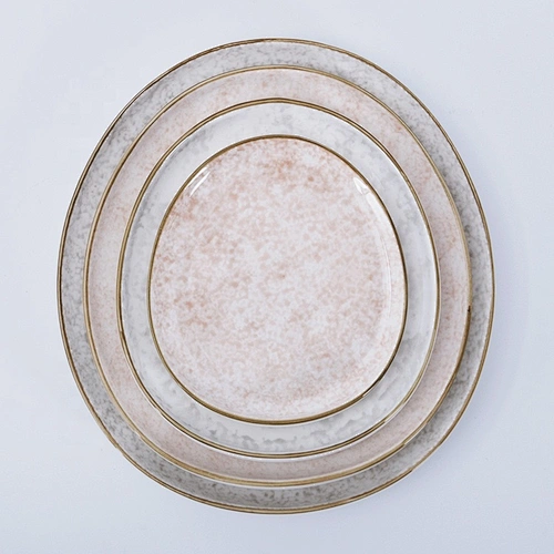 wholesale chinaware restaurant plate dining porcelain wedding ceramic charger plates