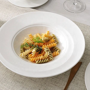 Modern Elegant White Restaurant Bone China Dinnerware Set Crockery Sets Dinnerware