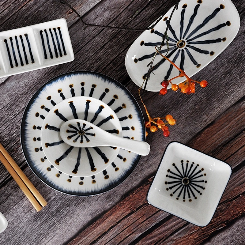 wholesale 8 inch Cereal bowl Japanese style porcelain ceramic pasta soup bowl