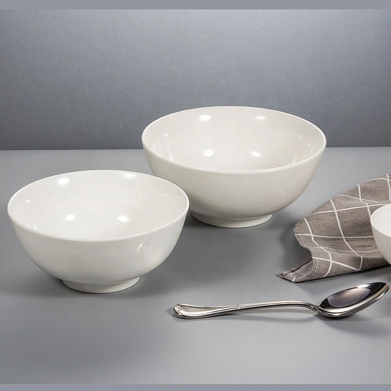 P&T Royal Ware factory custom white round hotel restaurant crokery ceramic dessert bowls