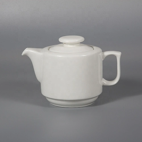 P&T Royal Ware Wholesale white porcelain restaurant tea pots with cup