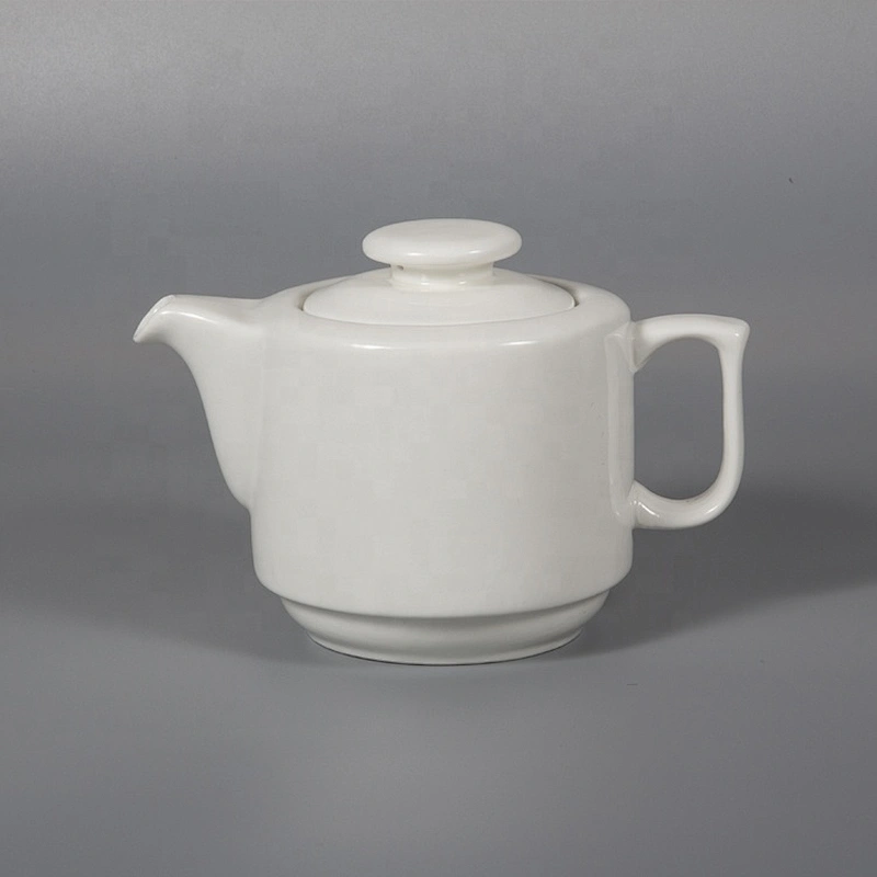 P&T Royal Ware Wholesale white porcelain restaurant tea pots with cup