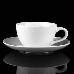 P&T Royal Ware Pure White 5.5 Inch Ceramics Porcelain Saucers