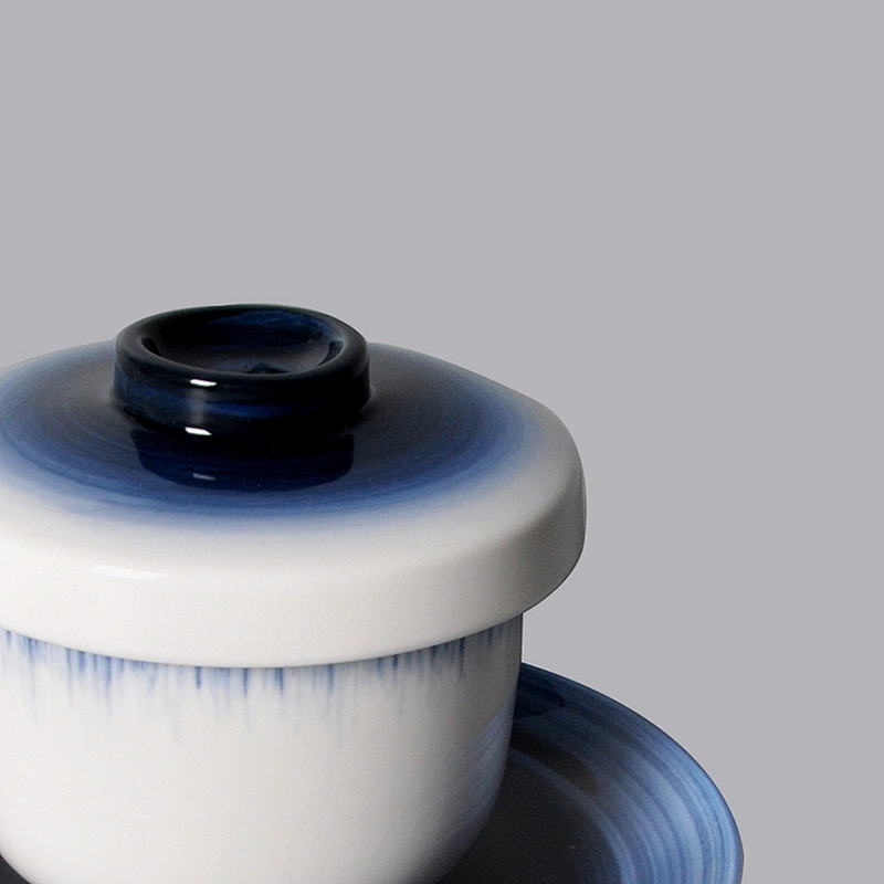 Chinese tea cups, Porcelain Soup cups with lid