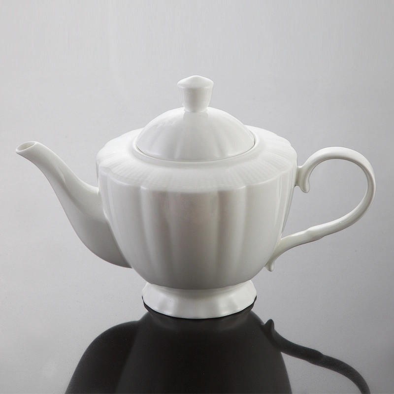P&T Royal Ware Custom Design Ceramic White bone china Teapot