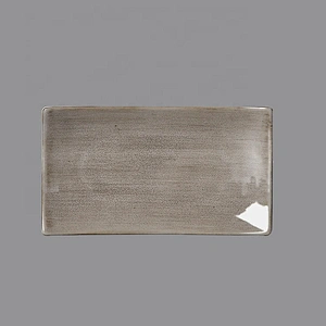P&T Royal Ware wholesale rectangle warping edge ceramic porcelain towel dish