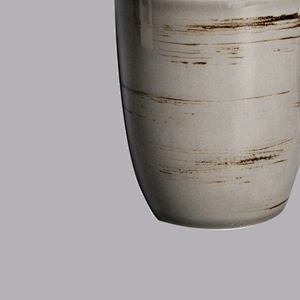 wholesale custom logo hotel fine grey glaze ceramic porcelain tea coffee mug