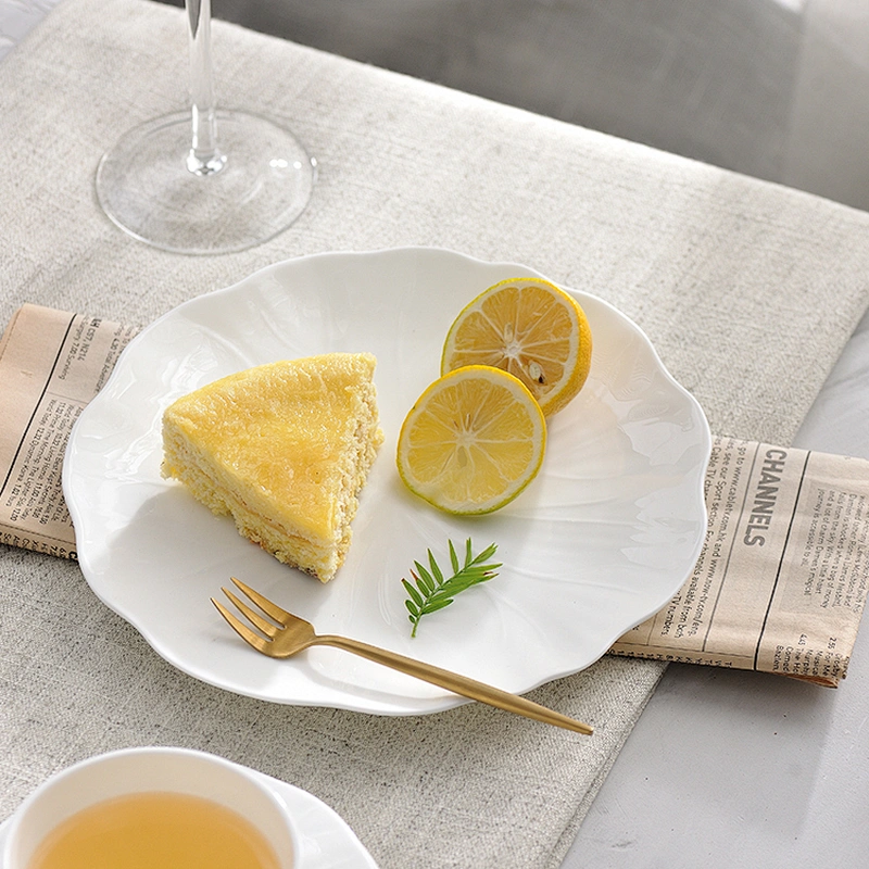 Wholesale Plain White Ceramic Porcelain Dinner Tableware Sets Royal Bone China Dinnerware Plates