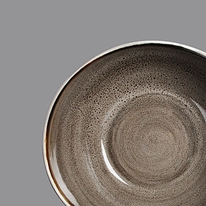 wholesale grey white ceramic ingot porcelains rice cereal appetizer bowl