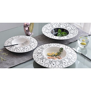 Italy pasta soup plates unique salad dishes plate for restaurant